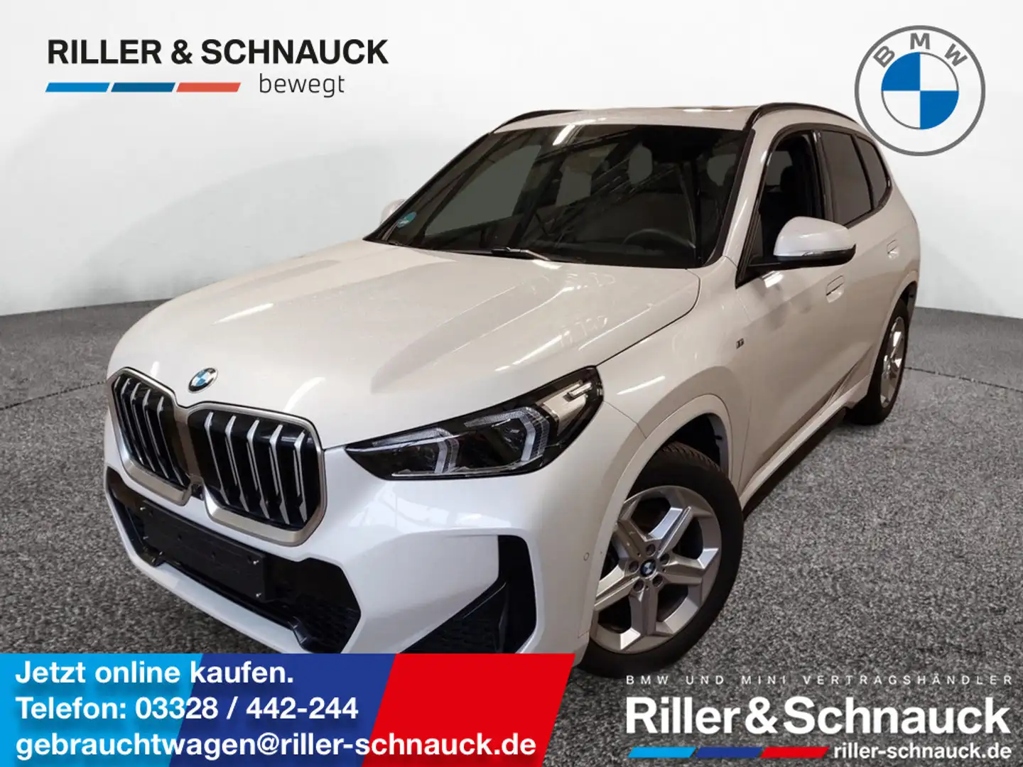 BMW X1 sDrive 20i M Sport PANO+360°KAM+HUD+ACC Weiß - 1