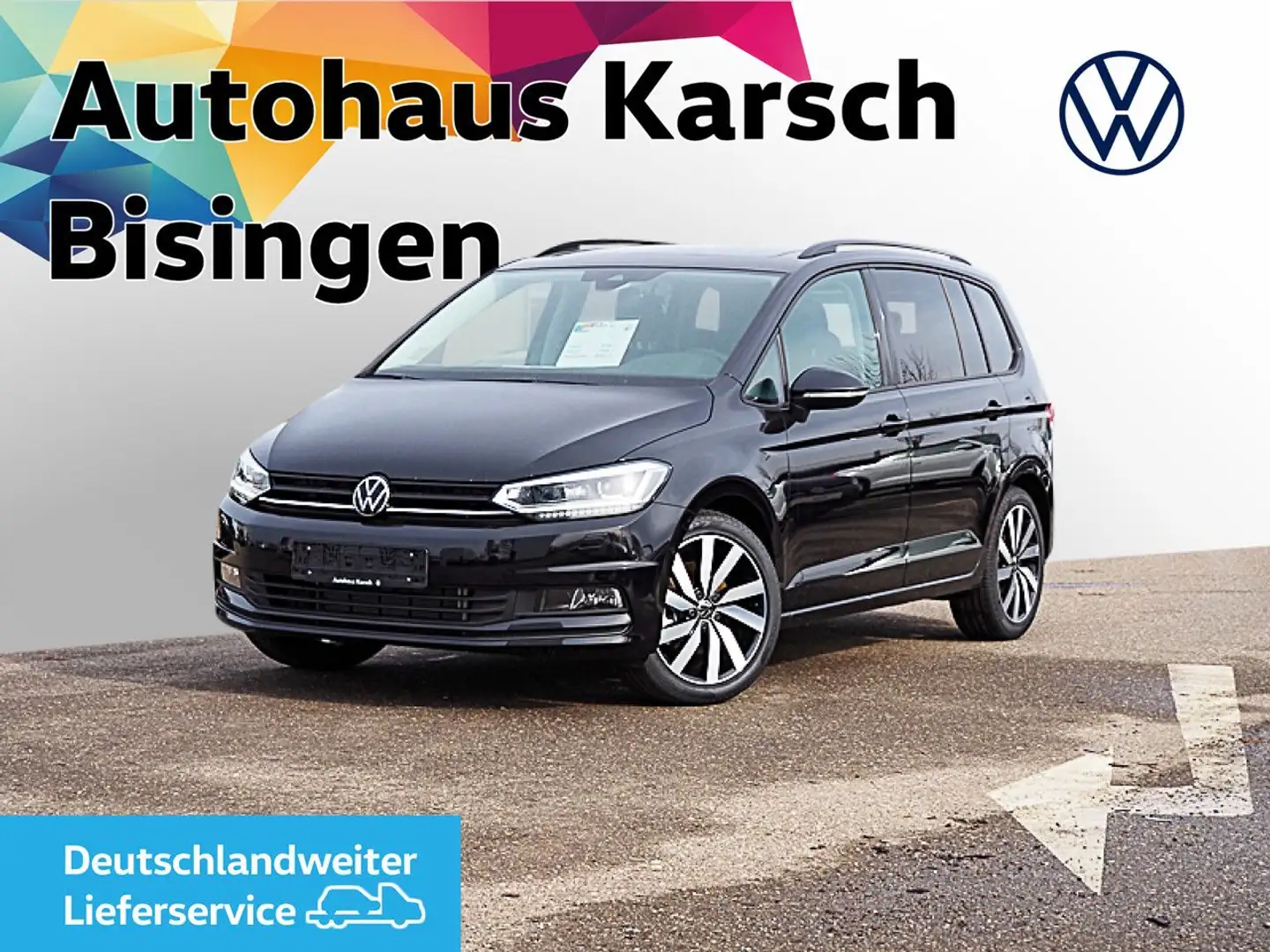 Volkswagen Touran Highline 1.5 l TSI OPF 110 kW (150 PS) Navi Schwarz - 1
