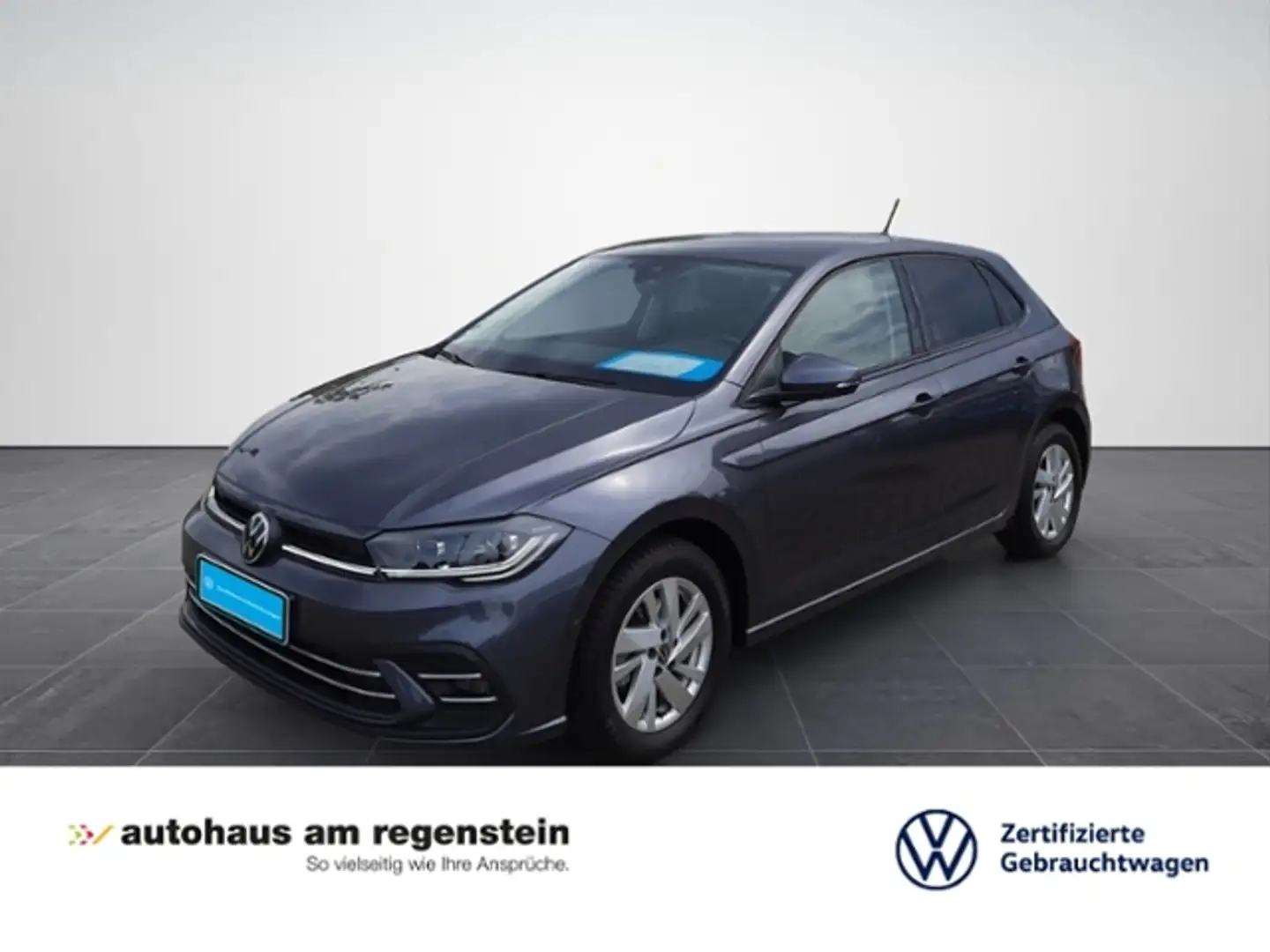 Volkswagen Polo 1.0 TSI DSG Style Matrix/Navi/ACC Gris - 1