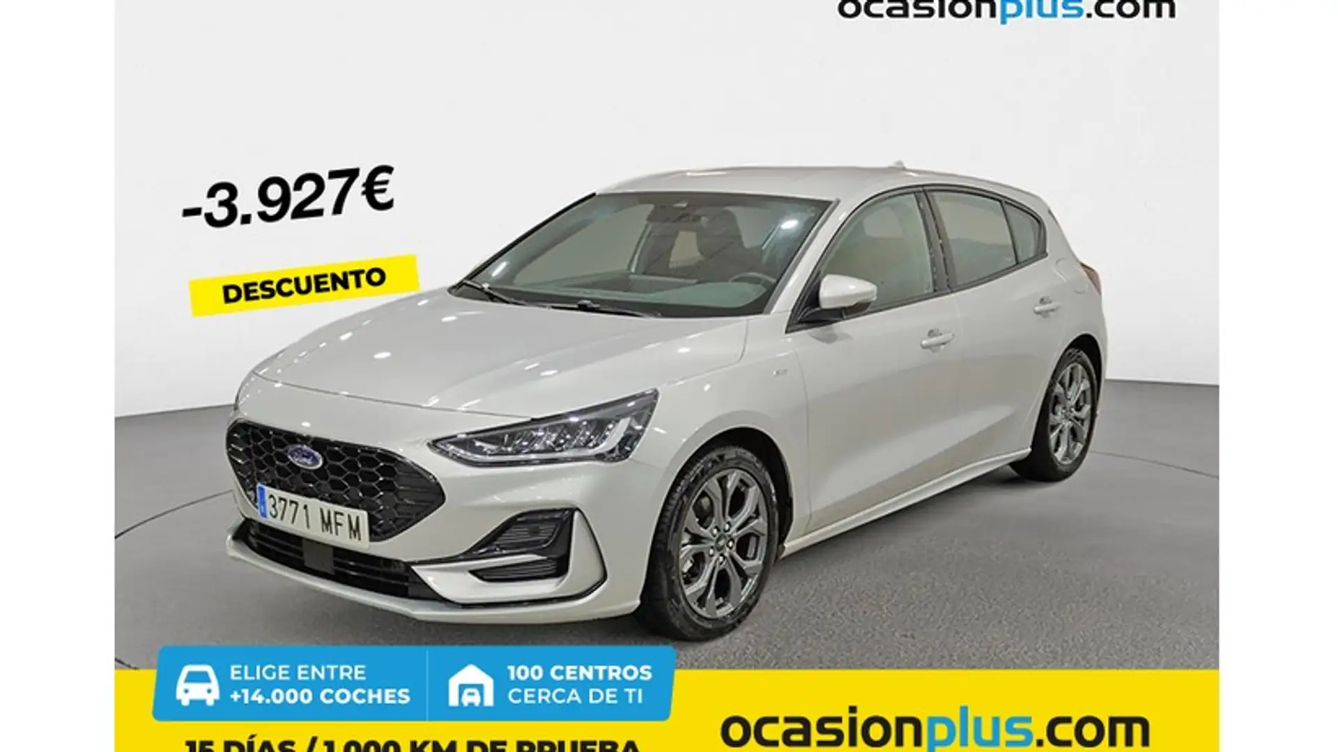 Ford Focus 1.0 Ecoboost MHEV ST-Line 125 Aut. Argent - 1