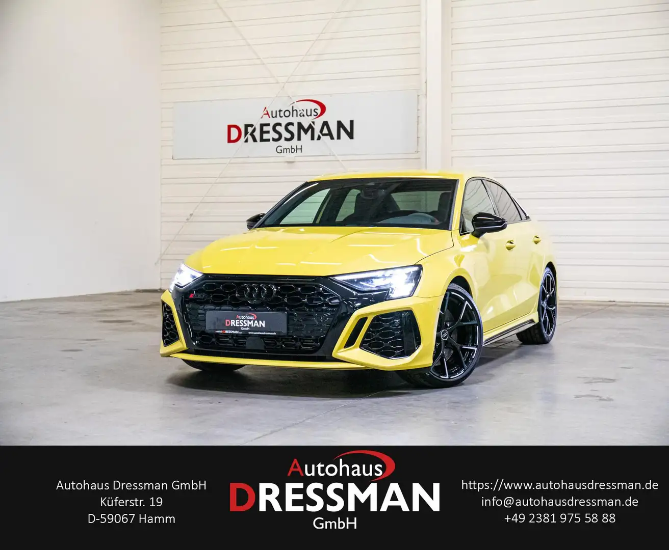 Audi RS3 2.5 TFSI Limo q. B&O MATRIX ACC KAMERA 19z. Gelb - 1