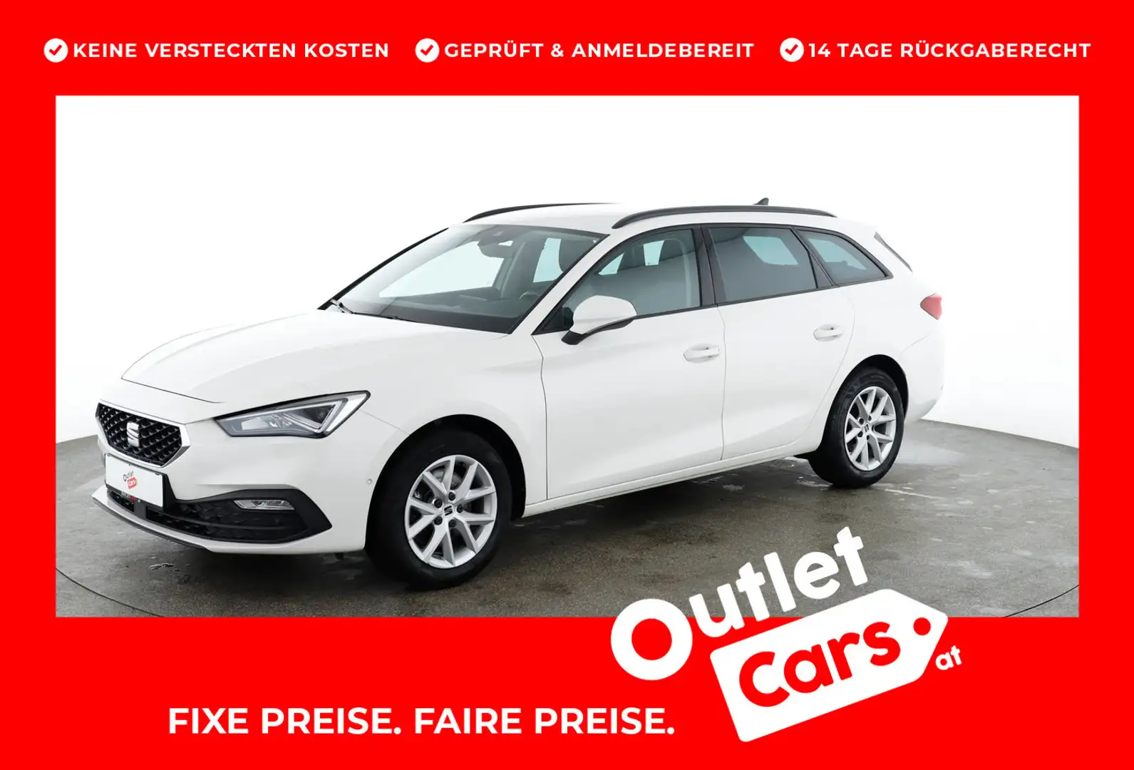 SEAT Leon Style 2.0 TDI DSG Білий - 1
