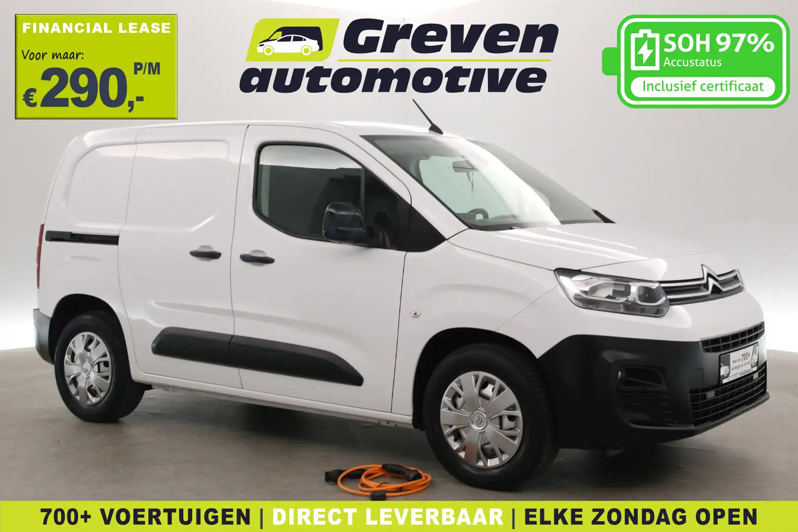 Opel Combo-e Citroën e-Berlingo 50 kWh | Snelladen | SOH 97% | Weiß - 1