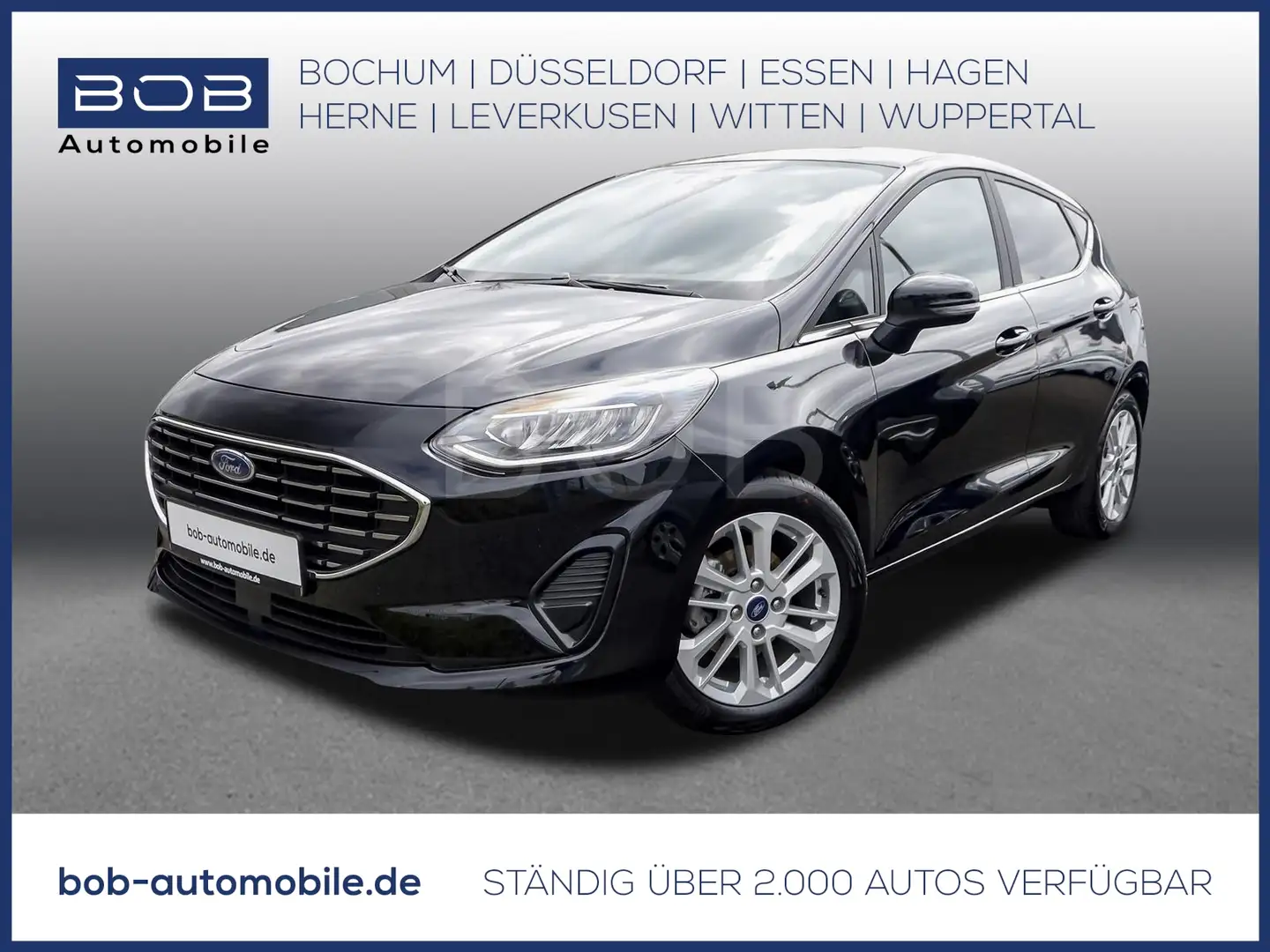 Ford Fiesta Titanium 125 PS CARPLAY SHZ PDC LED Schwarz - 1