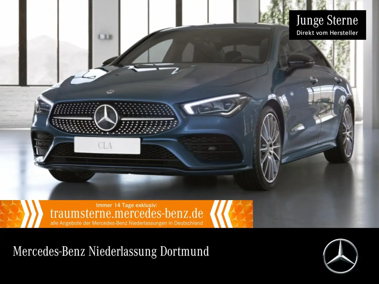 Mercedes-Benz CLA 220 d AMG+NIGHT+AHK+MULTIBEAM+KAMERA+19"+TOTW Blau - 1