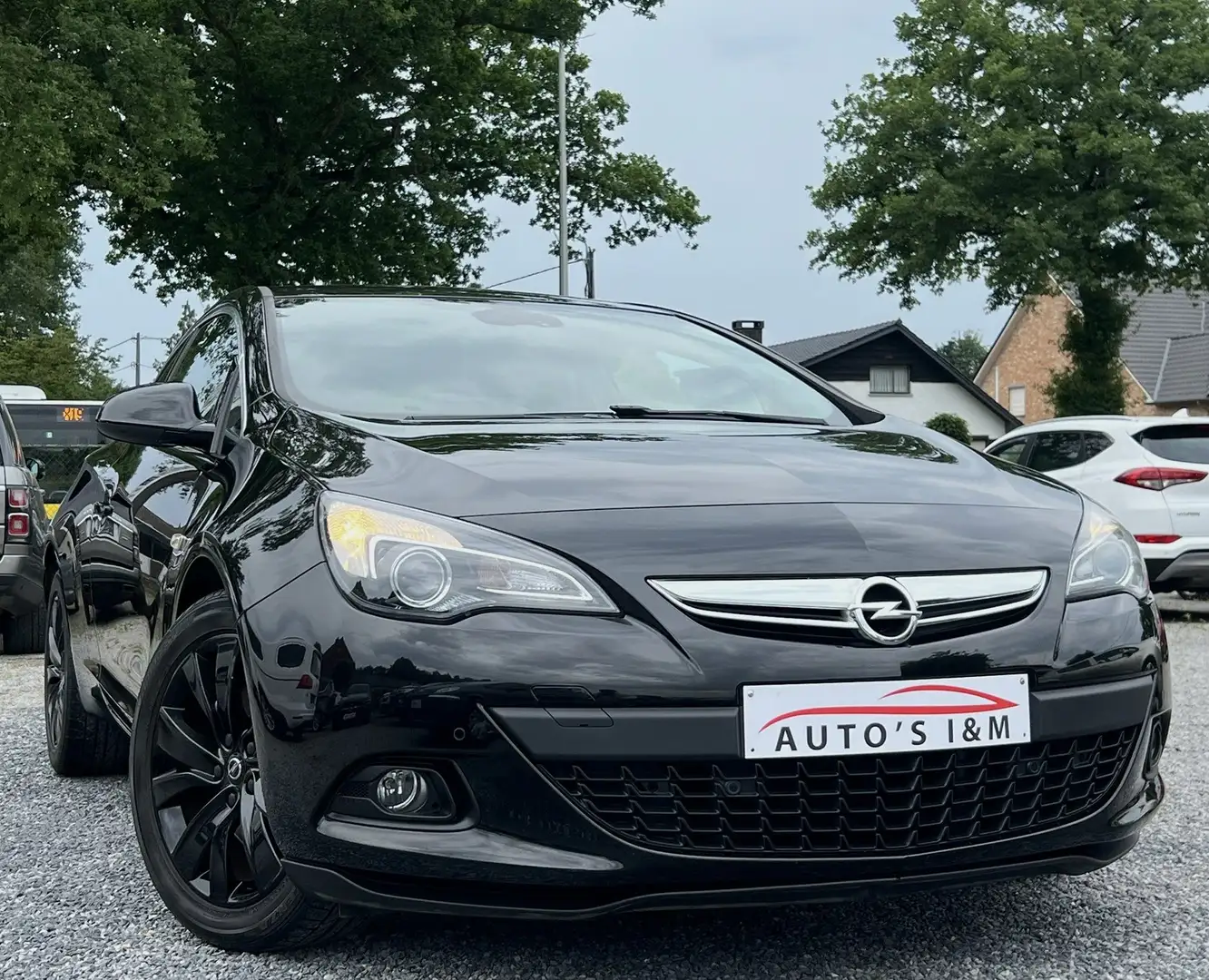 Opel Astra GTC 1.4 Turbo 2017 Leder 70Dkm Navi Leder Garantie Zwart - 2