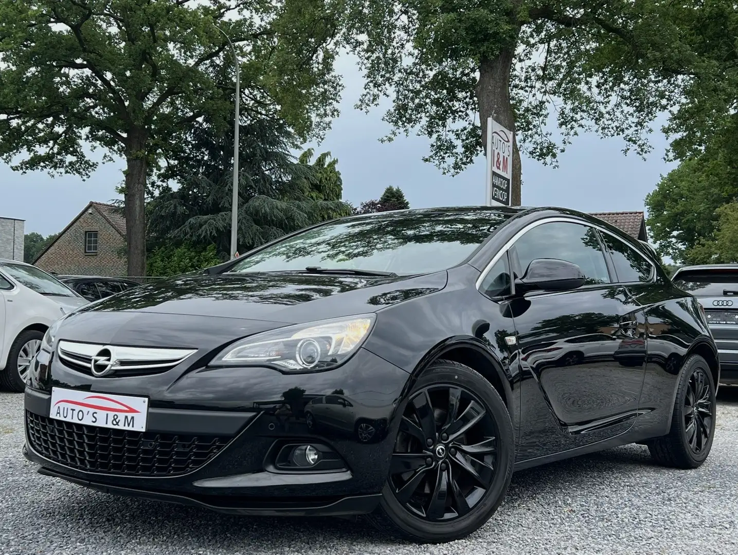Opel Astra GTC 1.4 Turbo 2017 Leder 70Dkm Navi Leder Garantie Zwart - 1