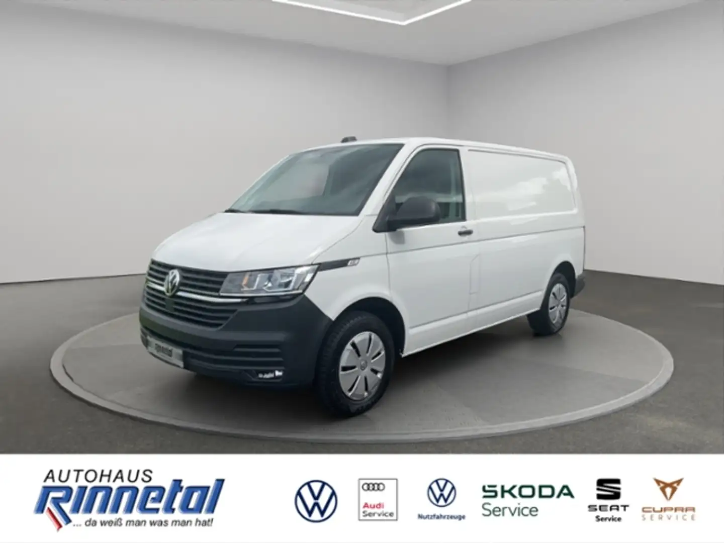 Volkswagen T6.1 Transporter Kasten 2.0 TDI BMT KR KLIMA+ACC+DAB+PDC+LORDOSE+T Weiß - 1