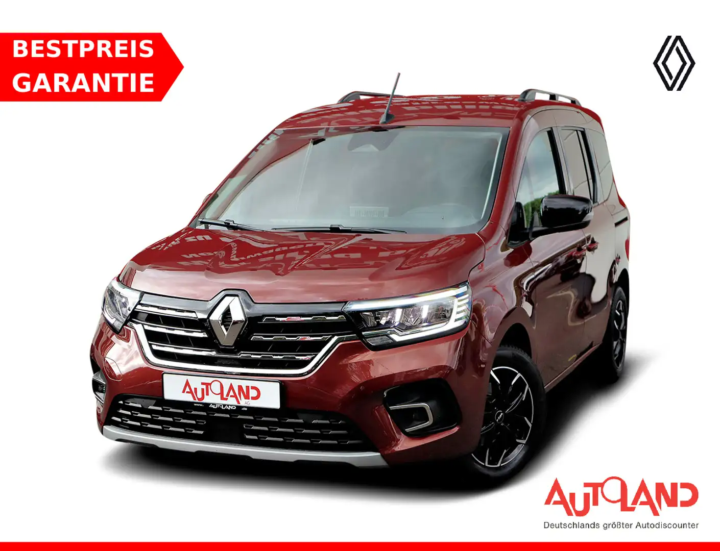 Renault Kangoo 1.5 Techno LED Navi Kamera PDC Keyless-Go Rood - 1