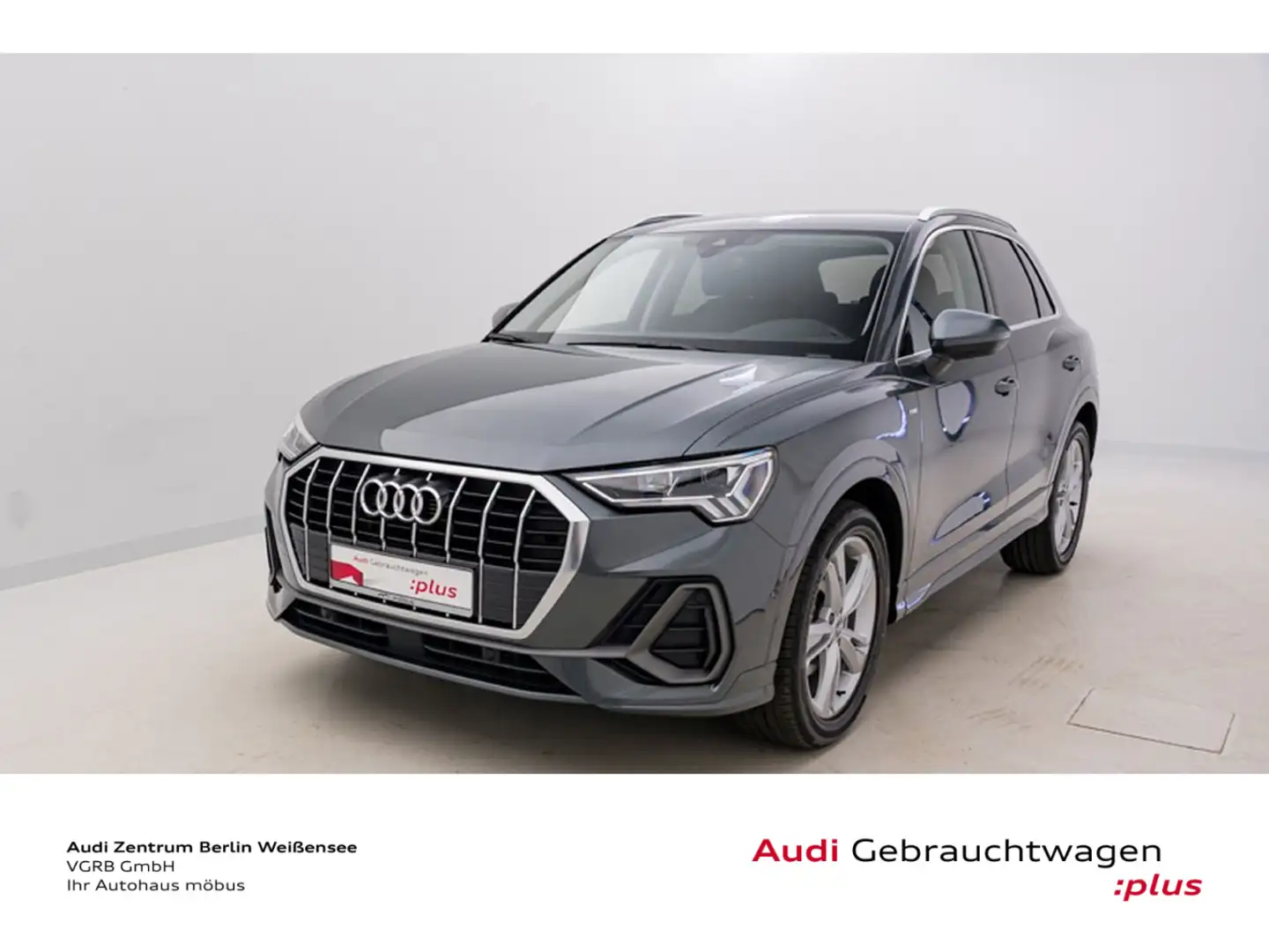 Audi Q3 35 TFSI S-TRO*S-LINE*LED*NAVI*RFK*SHZ*VC*PDC* Серый - 2