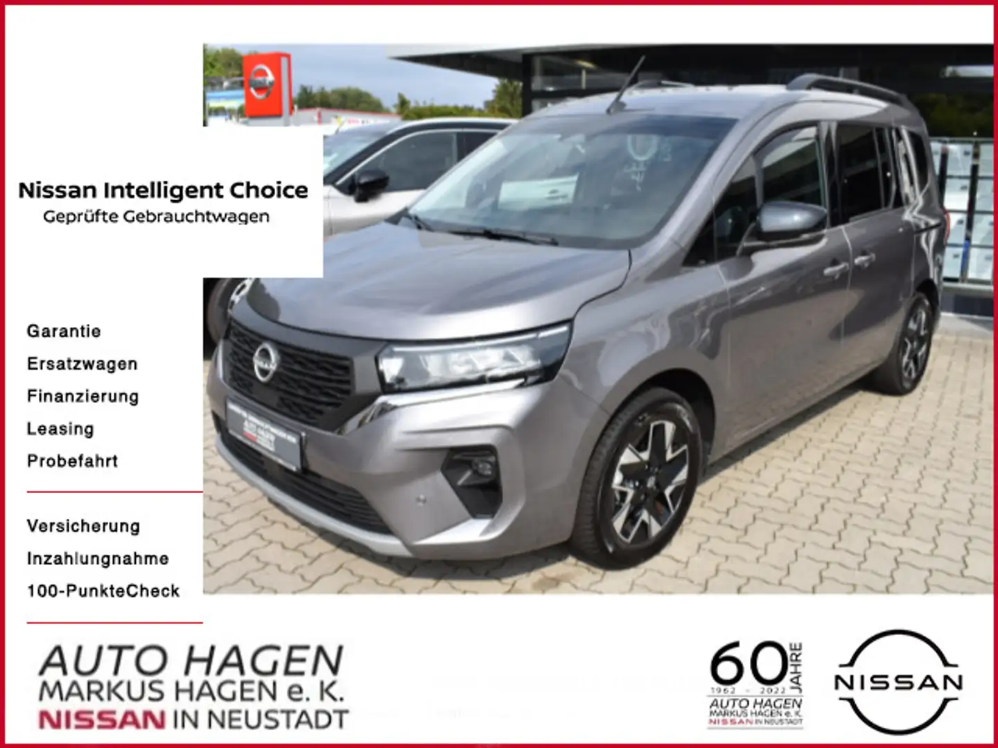 Nissan Townstar Kombi L1 N-Connecta 16" GJR AHK Navi Ei Grau - 1