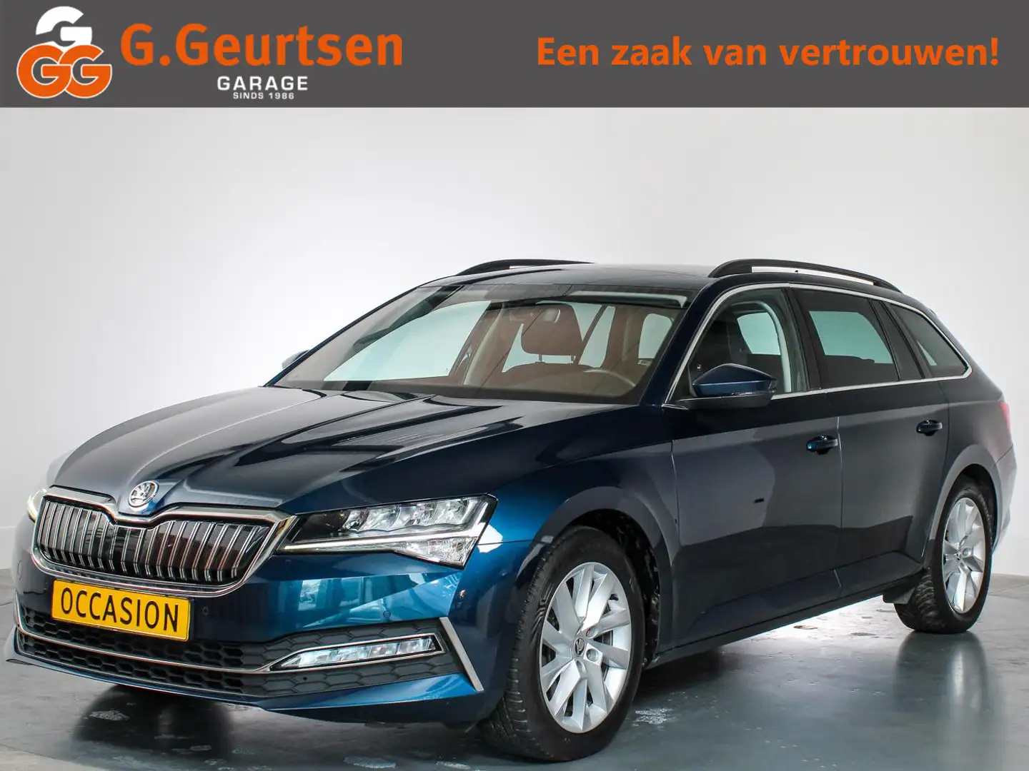 Skoda Superb Combi 1.4 TSI iV Business Edition, PHEV, LED, Crui Blauw - 1