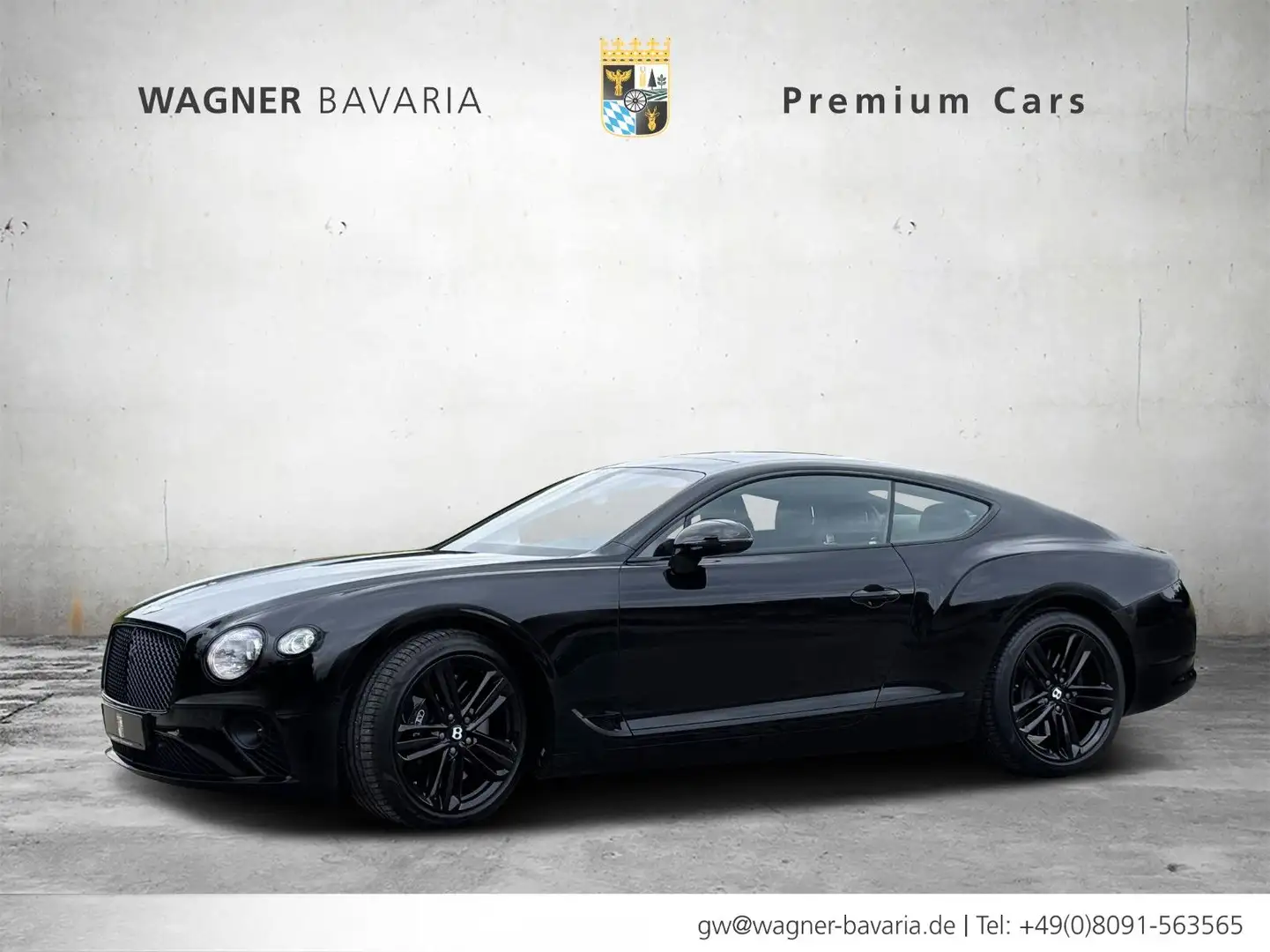 Bentley Continental GT V8 Blackl Dyn Ride Full nur2500km Schwarz - 1