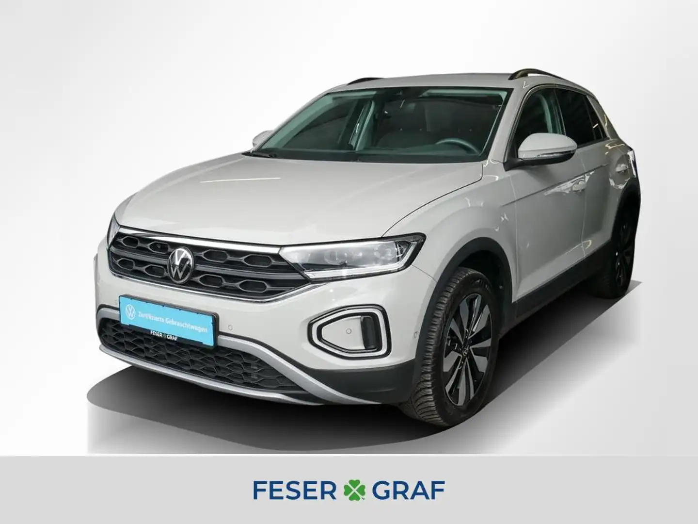 Volkswagen T-Roc 1.5 TSI Move DSG ACC AHK Navi RüKa Sitzh. Grau - 1