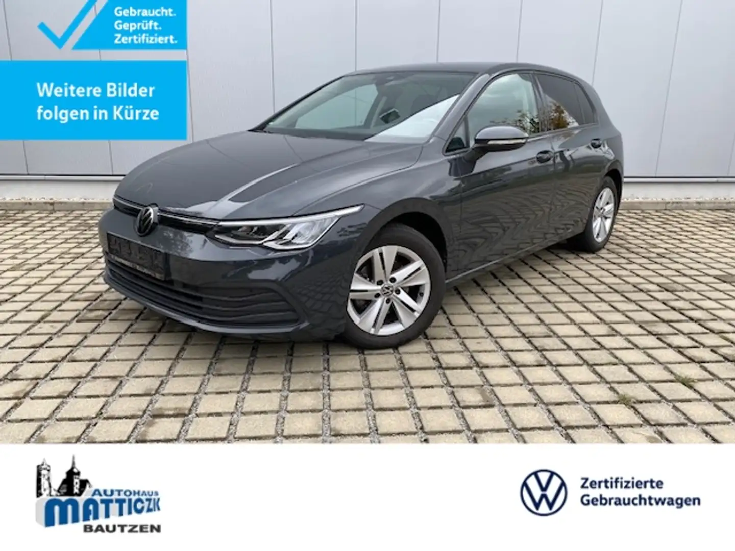 Volkswagen Golf VIII 2.0 TDI 150 PS DSG Life LED/NAVI+VZE/BUSINES Gris - 1
