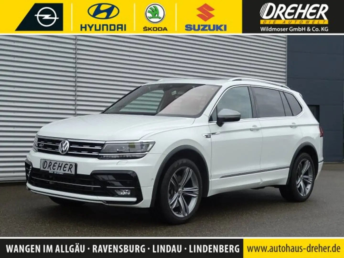 Volkswagen Tiguan Tiguan Allspace R-Line 4Motion Navi/SHD/7-Sitzer Blanc - 1