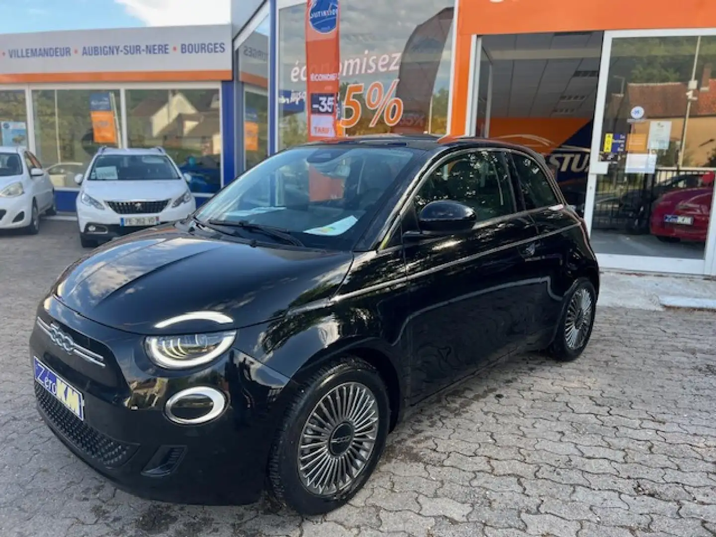 Fiat 500e ELECTRIQUE 118CV ICONE PLUS PACK STYLE Noir - 1