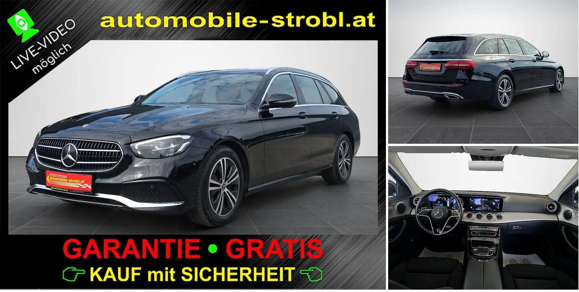 Mercedes-Benz E 200 E-Klasse E 200 d Avantg. *Widescreen* Pano* Garan Schwarz - 1