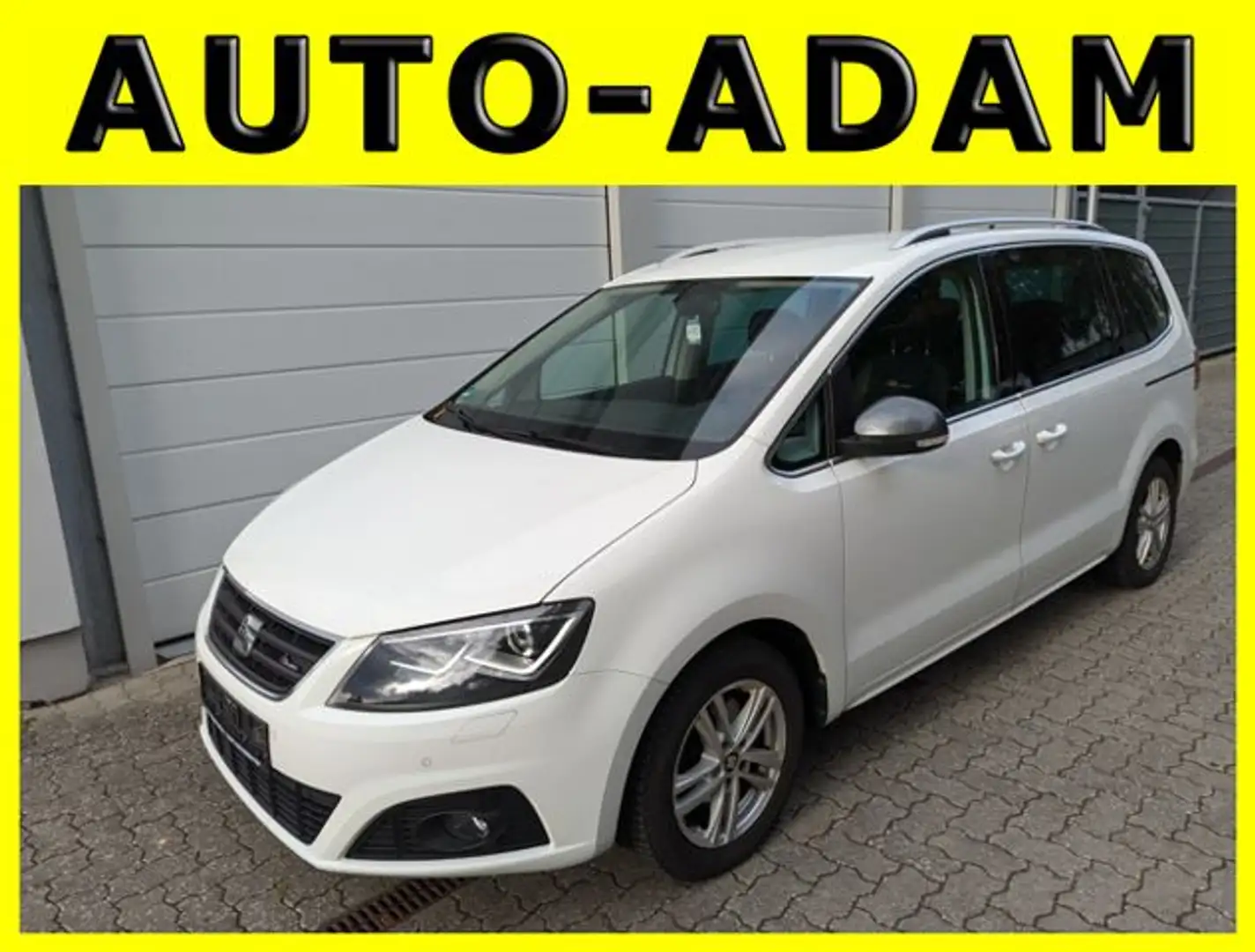 SEAT Alhambra 2.0*FR-Line*1 Hand*7 Sitze*Scheckheft* Weiß - 1