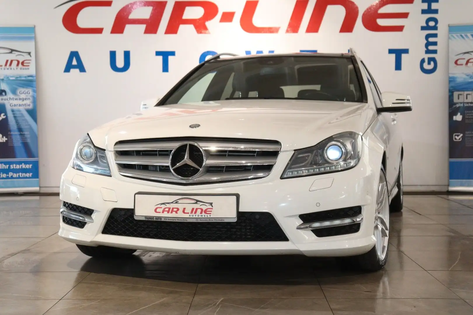 Mercedes-Benz C 300 T CDI BE 4Matic *AMG Paket*Panorama*Navi* Weiß - 1