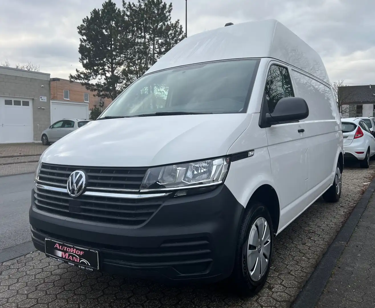 Volkswagen T6 Transporter T6.1 Transporter Kasten Hochdach lang FWD/Klima Wit - 1