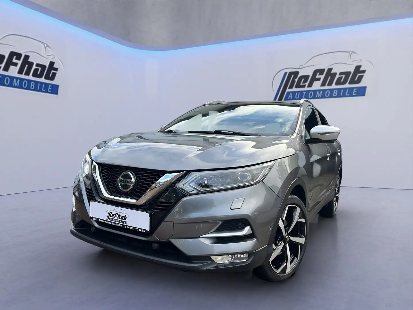 Nissan Qashqai Tekna+*KEYLESS*LEDER*PANORAMA*NAVI* Gris - 2