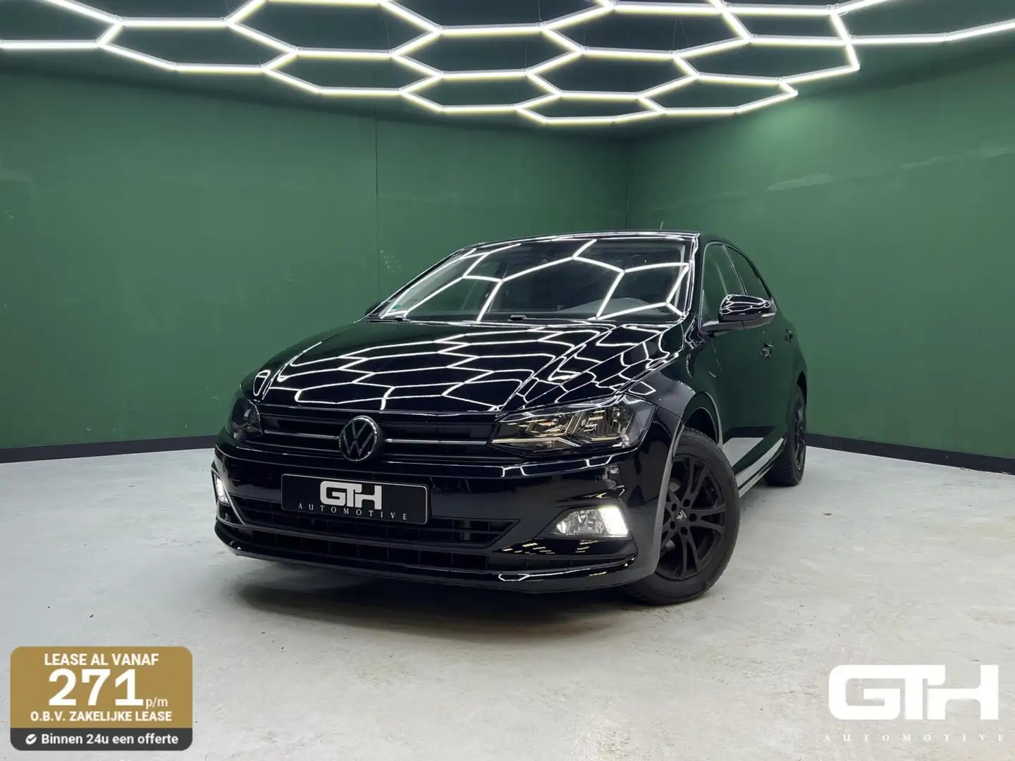 Volkswagen Polo 1.0 TSI Active Carplay | Cruise | Sensoren Zwart - 1