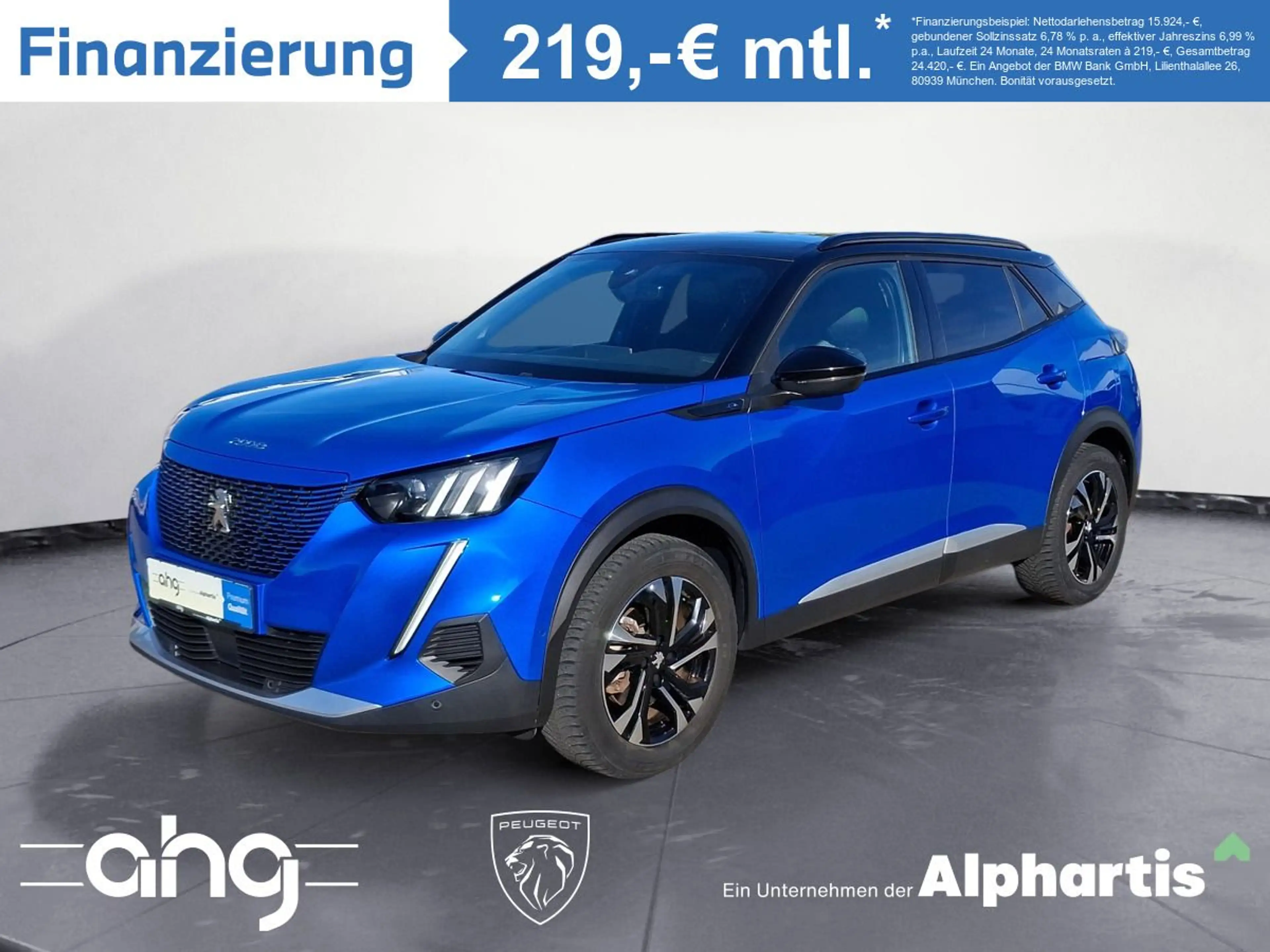 Peugeot e-2008 136 GT Navi Glasdach LED Bluetooth PDC