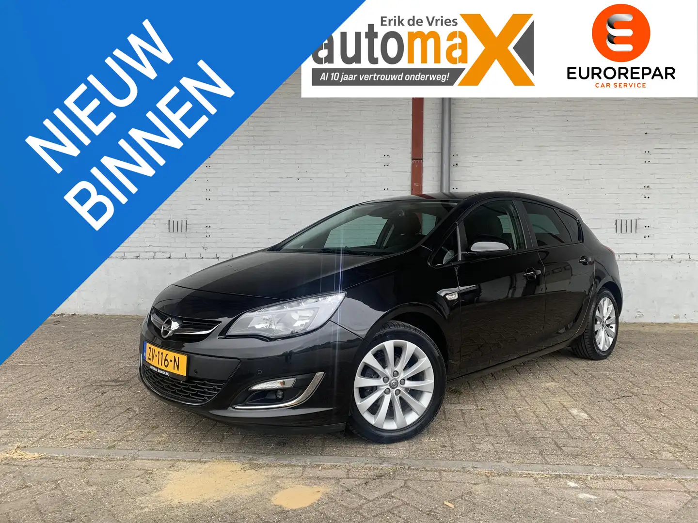 Opel Astra 1.4 Turbo Sport |Nieuwe APK!|Automaat!| Noir - 1
