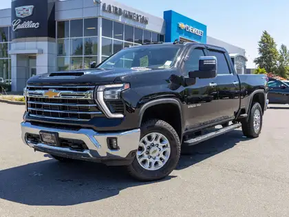 Black 2024 Chevrolet Silverado 3500HD Pickup Truck Four-Wheel Drive Automatic