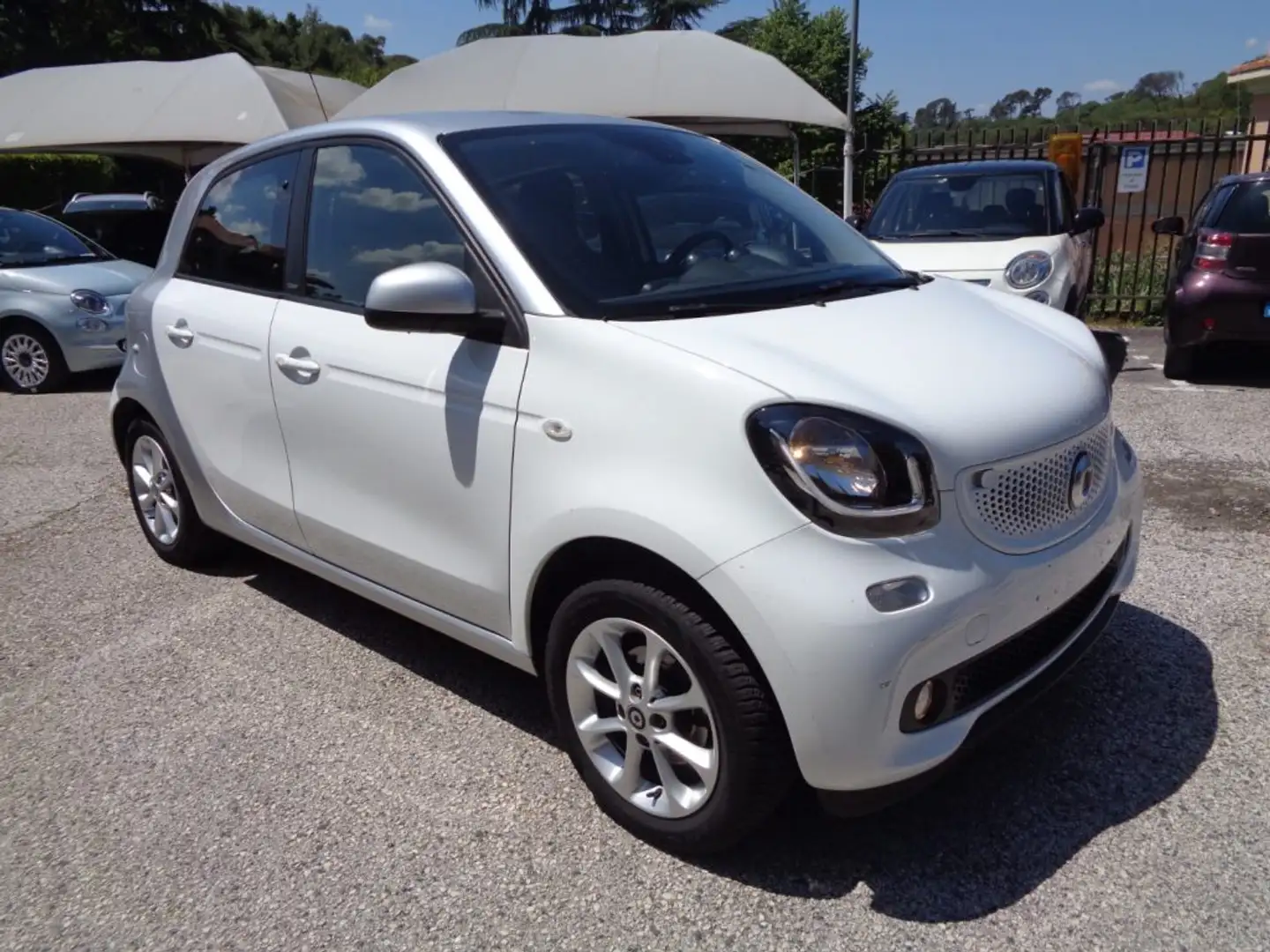smart forFour 1000 PASSION 52KW AUTOM CAM NAV CERCHI ITALIA Bianco - 1