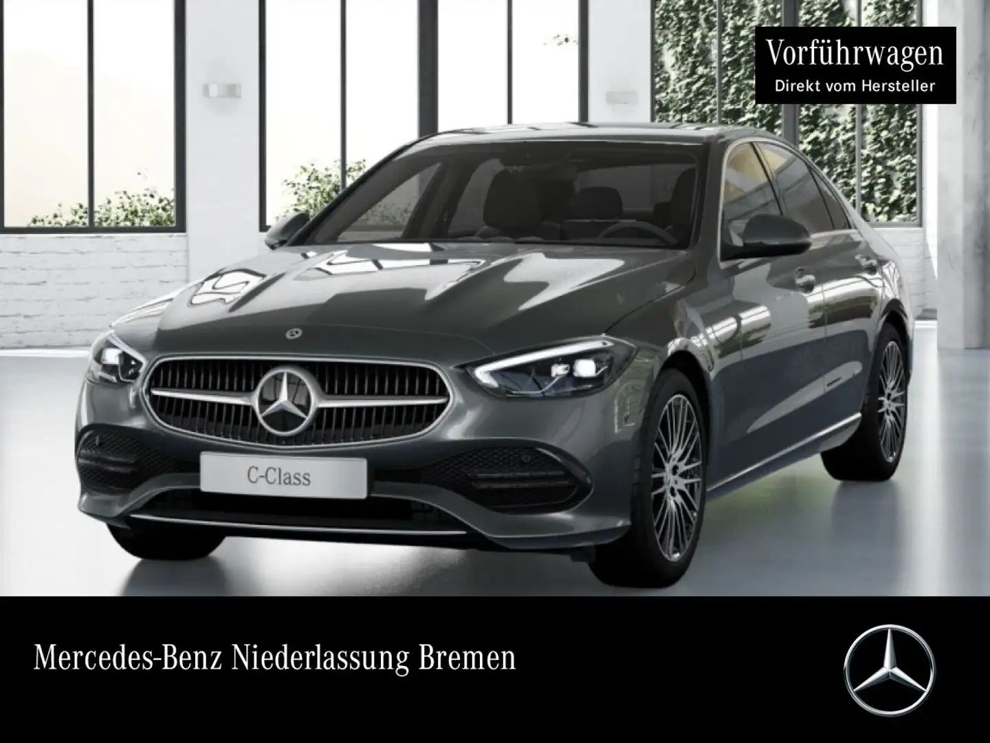Mercedes-Benz C 200 AVANTG+AHK+LED+KAMERA+TOTW+KEYLESS+9G Grau - 1