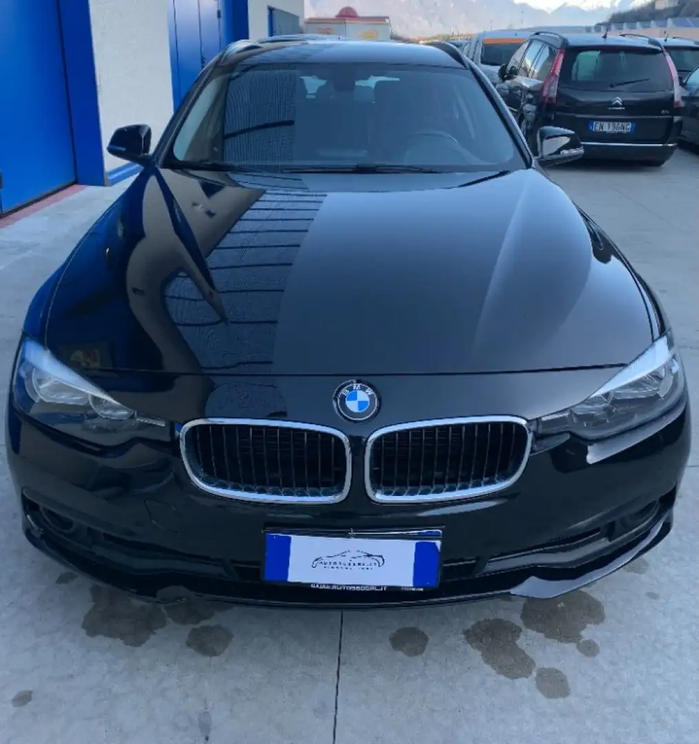 BMW 316 d Touring  Advantage aut. cronologia tagliandi Noir - 2
