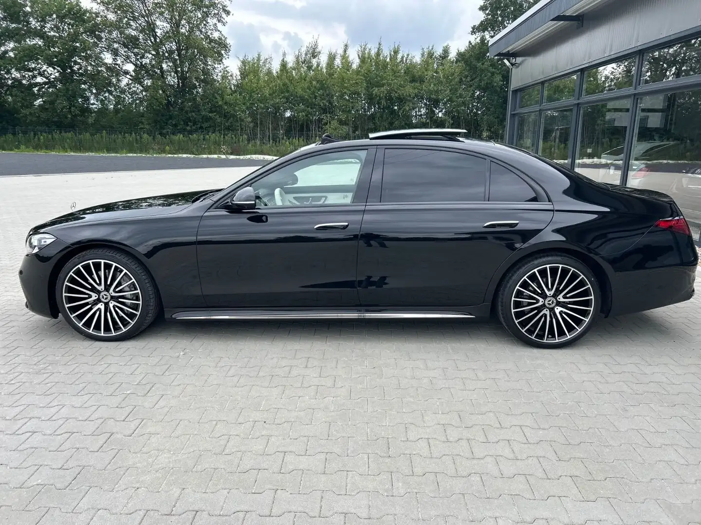 Mercedes-Benz S 450 S450d 4M Lang AMG Manufactur -HUD-Belü.Sitz-Pano Noir - 2