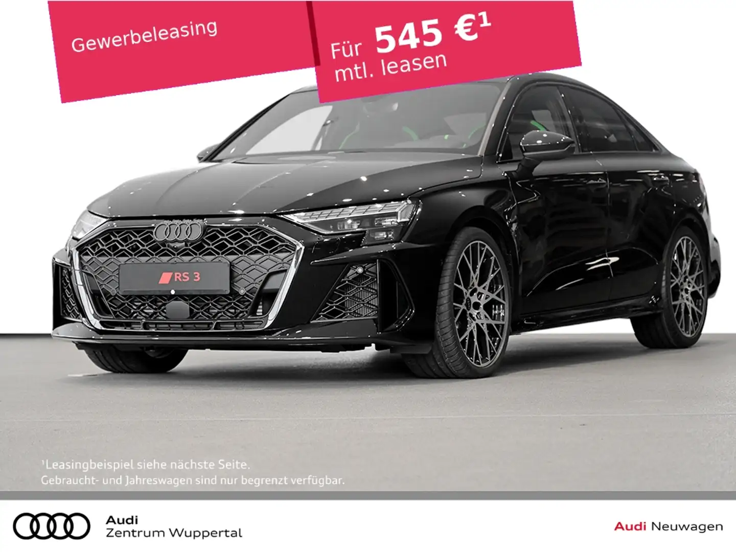 Audi RS3 Limousine HUD AD Panorama Navi Leder Cockpit Sound Schwarz - 1