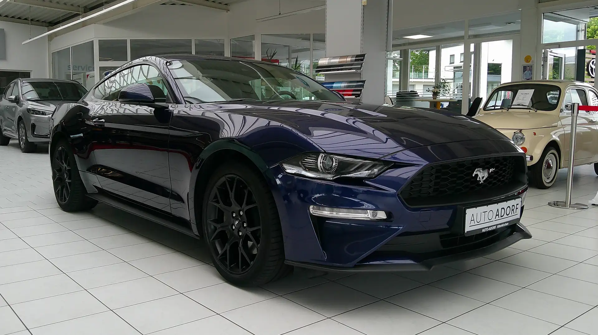 Ford Mustang Mustang Fastback 2.3 Eco Boost Automatik dt. Fzg. Bleu - 1