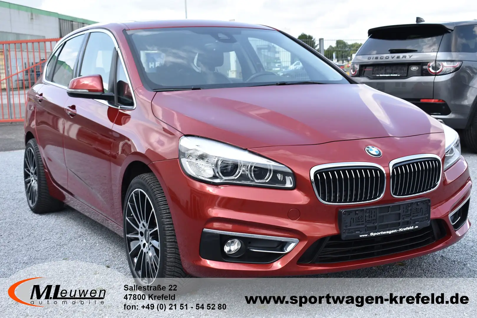 BMW 225 225xe Active Tourer Allrad *PANO*LEDER*NAVI*PDC Rood - 2