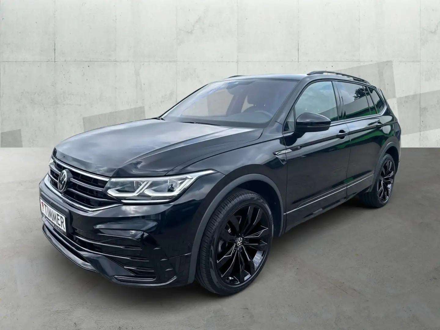Volkswagen Tiguan Allspace 2.0 TDI R-Line 4Motion (EURO 6d) 4Mo. BLACK*AHK*P Nero - 2