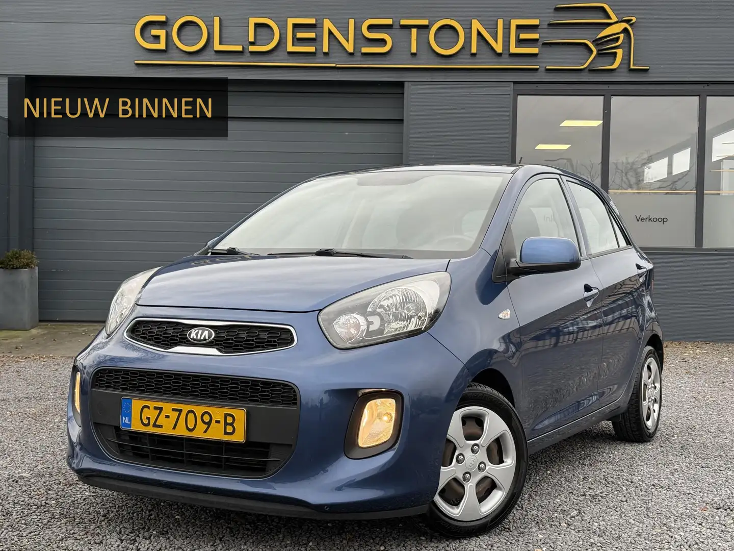 Kia Picanto 1.0 CVVT ComfortLine 1e Eigenaar,Airco,5 Deurs,4 E Blau - 1