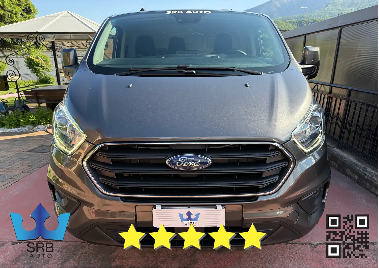 Ford Transit Custom 2.0 AUTOMATICO * CARPLAY * Grijs - 2