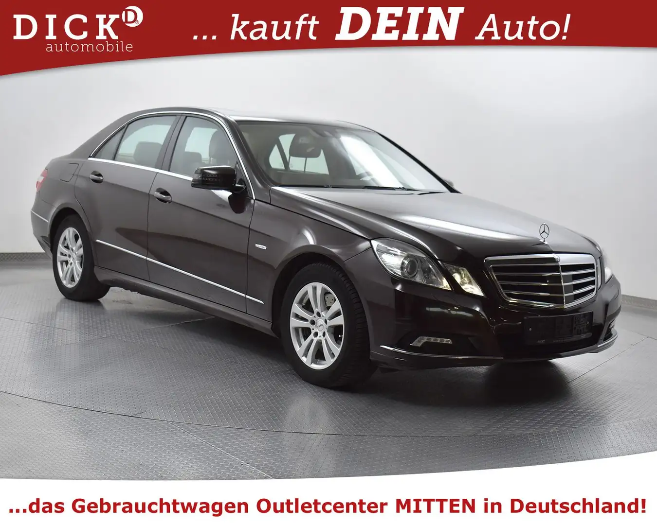 Mercedes-Benz E 350 d 7G Elegan GEPFLEGT+LUFT+PANO+MEMO+COMAND+ Brun - 1