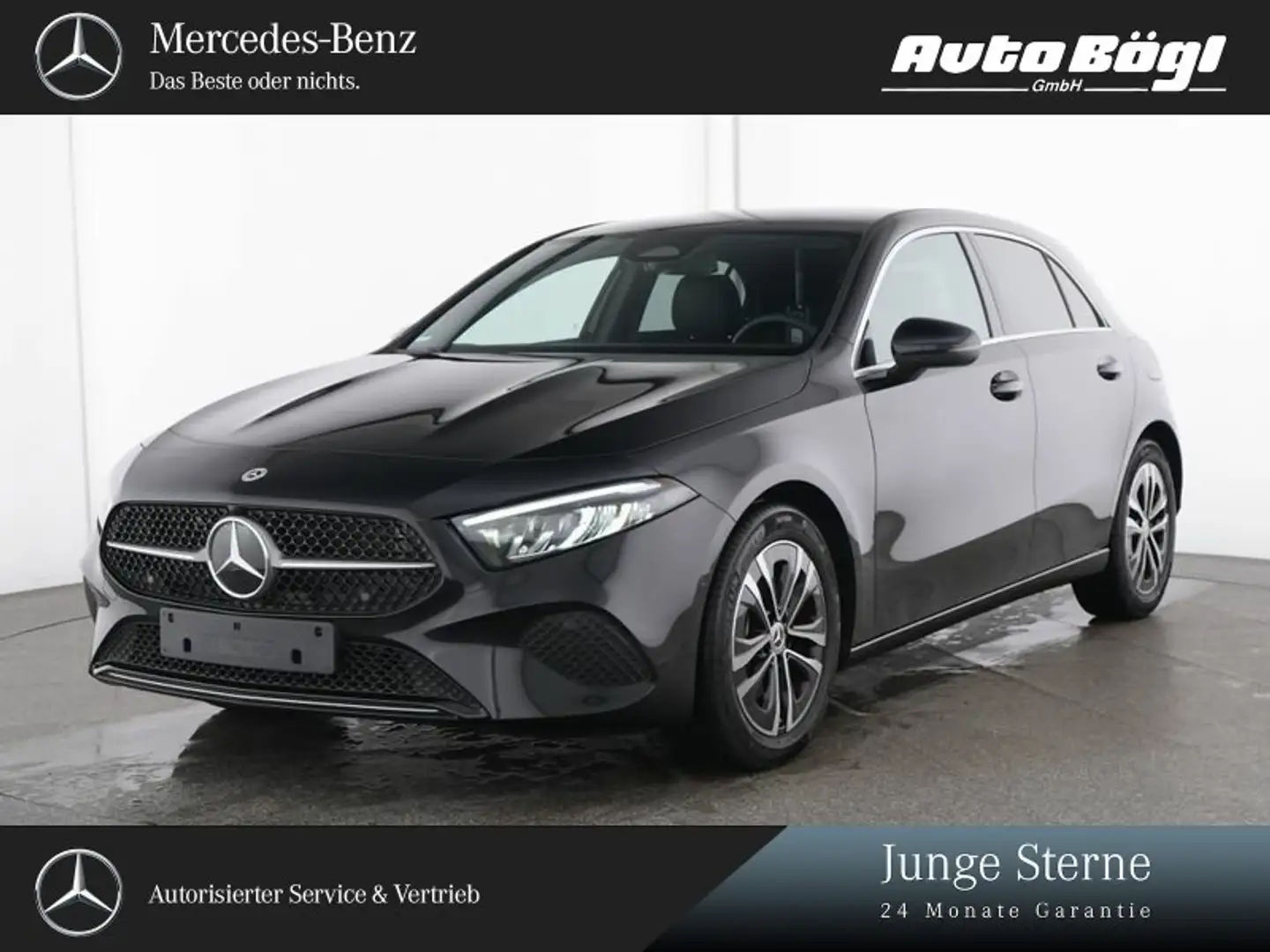 Mercedes-Benz A 180 A 180 Progressive Advanced/MBUX/V-Distr/Totw Navi Schwarz - 1