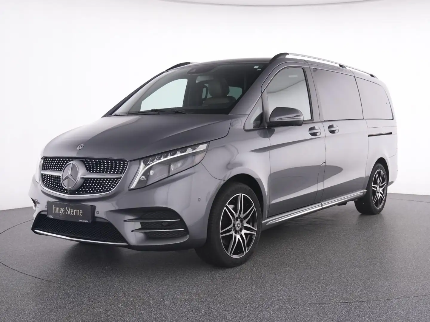 Mercedes-Benz V 300 d 4M AMG+Pano+Burm+LED+AIRM+Sthzg+AHK+360° Gris - 2