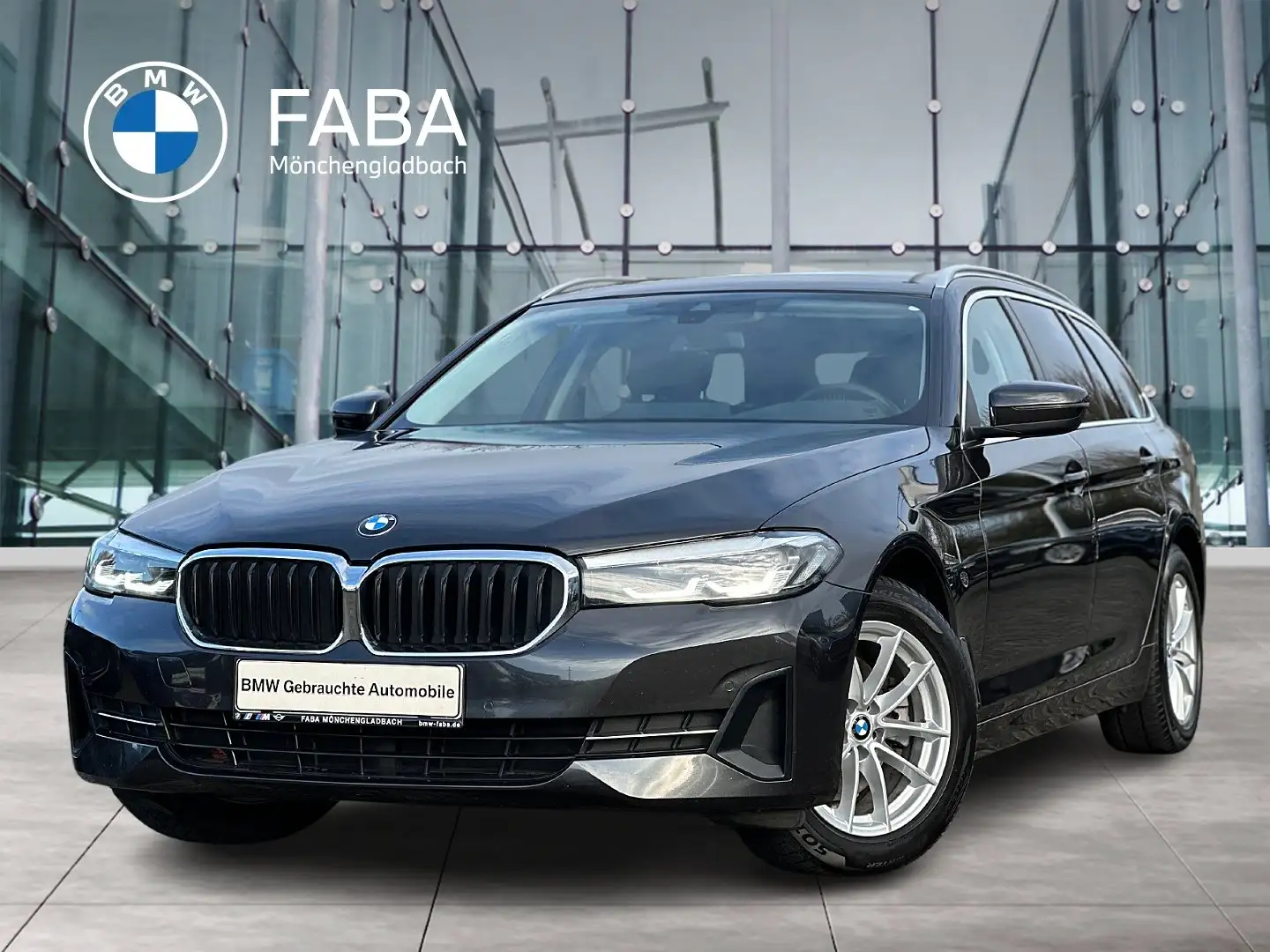 BMW 520 d Touring DAB WLAN RFK Parkassistent Gris - 1