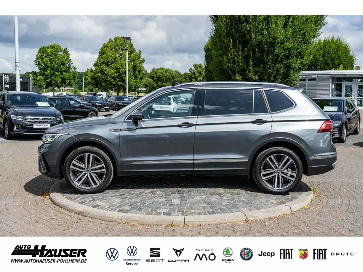 Volkswagen Tiguan Allspace Elegance 2.0 TSI DSG 4Motion AHK PANO 7-SITZER EL. Gri - 2