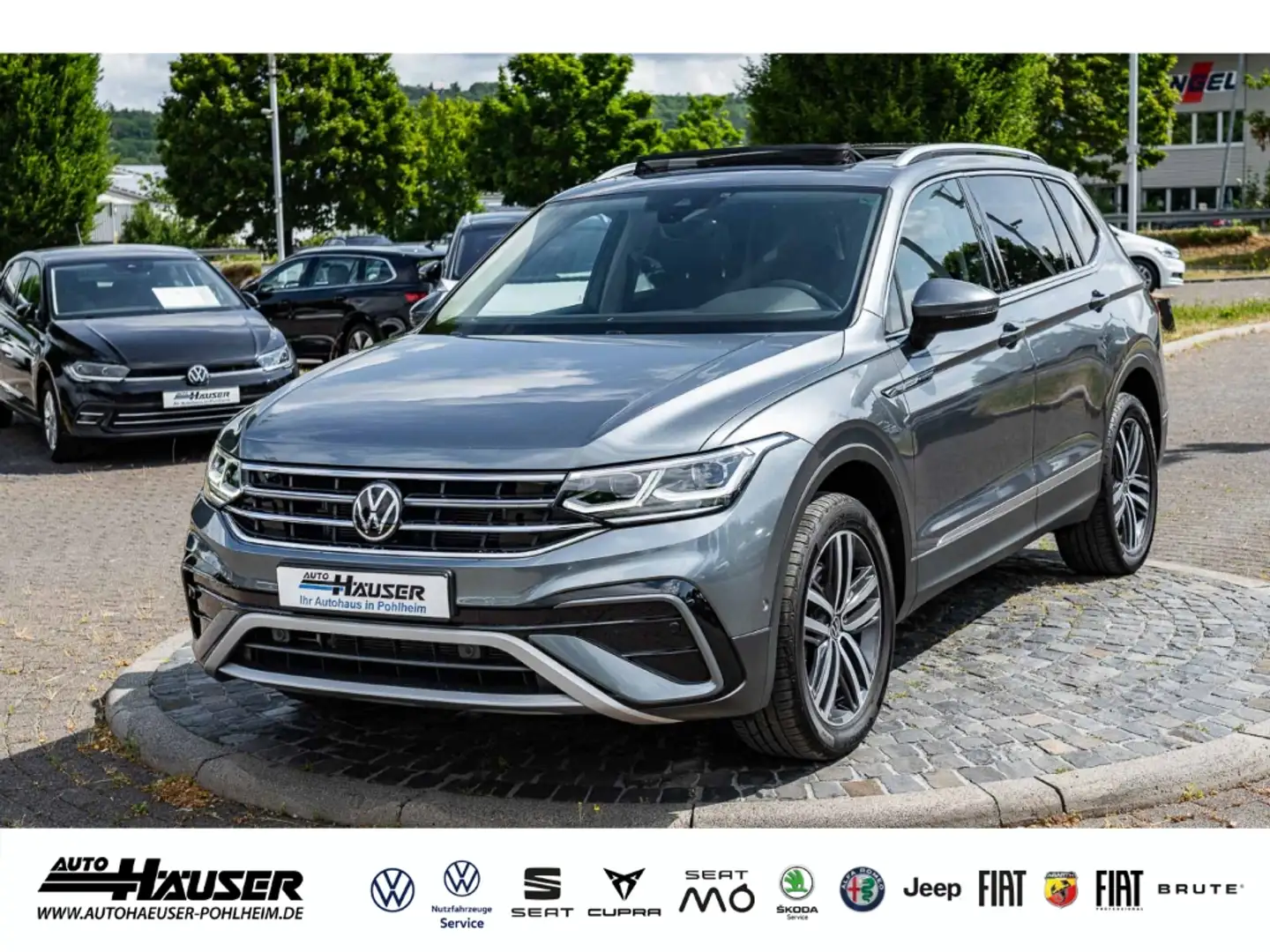 Volkswagen Tiguan Allspace Elegance 2.0 TSI DSG 4Motion AHK PANO 7-SITZER EL. Gri - 1
