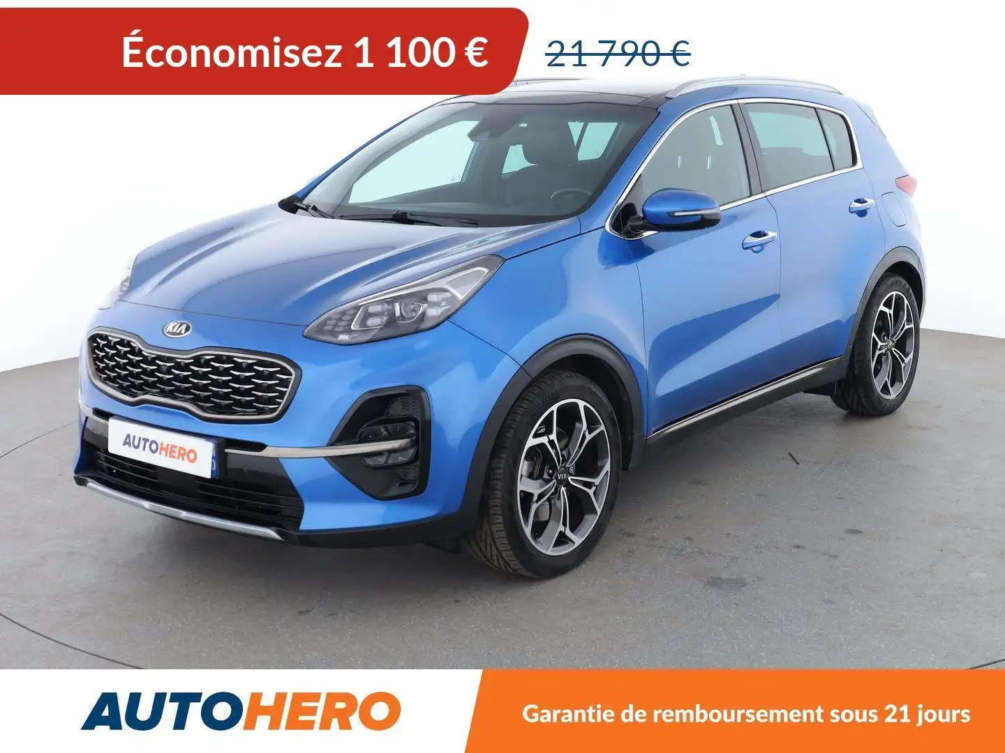 Kia Sportage 1.6 T-GDi ISG GT Line Premium 2WD DCT7 Bleu - 1