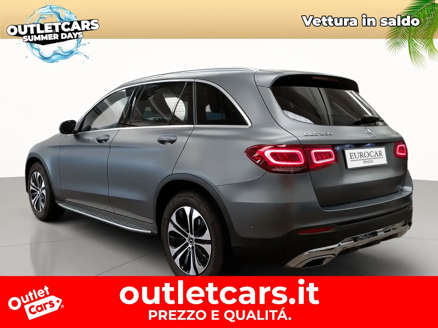Mercedes-Benz GLC 200 200 mhev (eq-boost) premium plus 4matic auto Grigio - 2