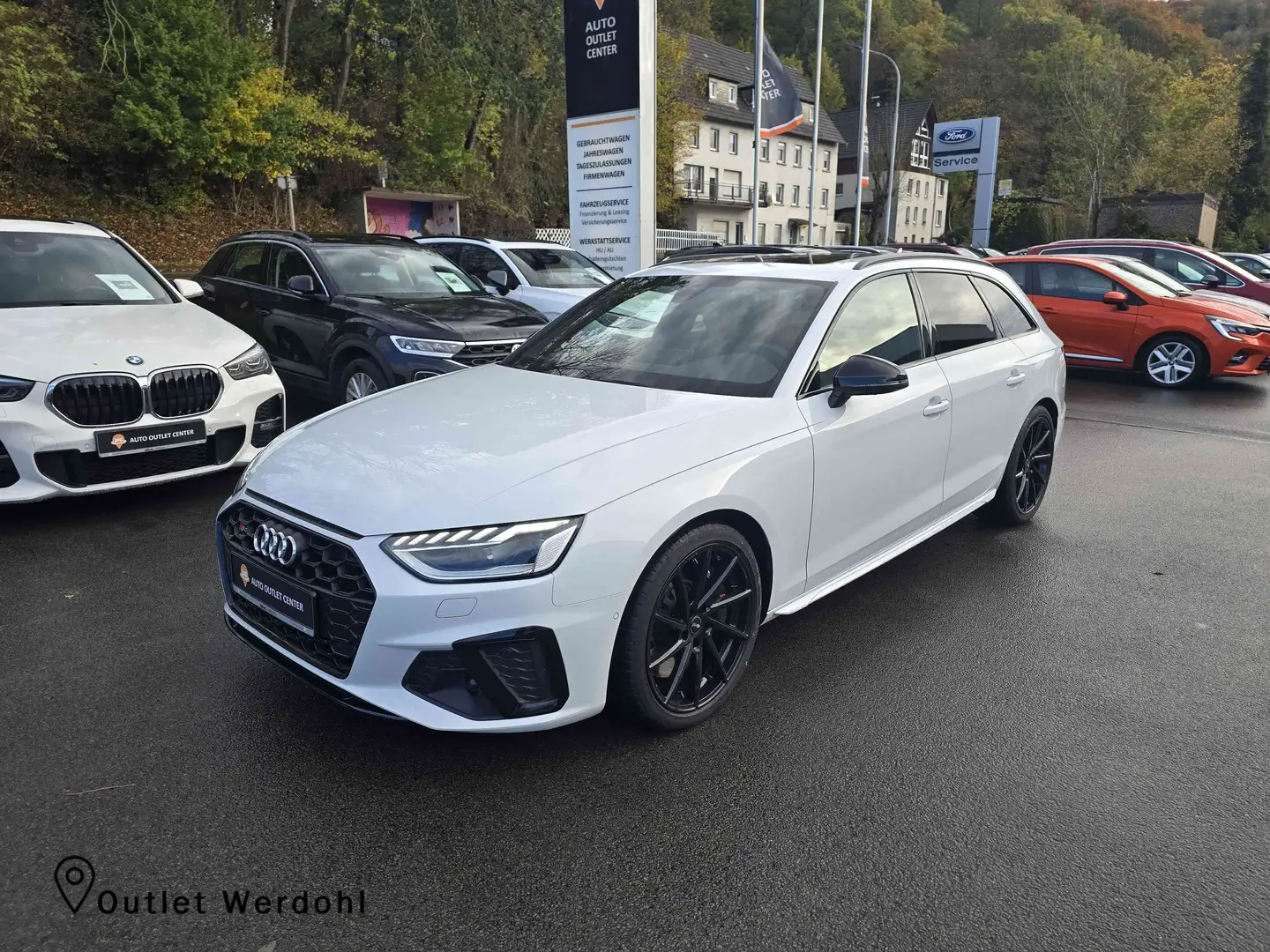 Audi S4 Avant 3.0 TDI quattro*DAB*LED*PANO-DACH*AHK*8 -FAC Blanc - 1