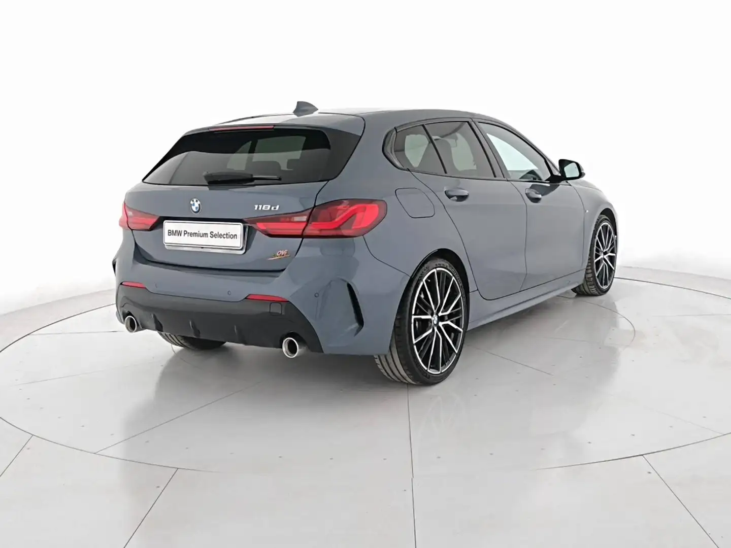 BMW 118 118d MSport Gris - 2